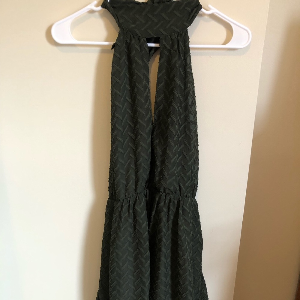 Hunter Green Romper